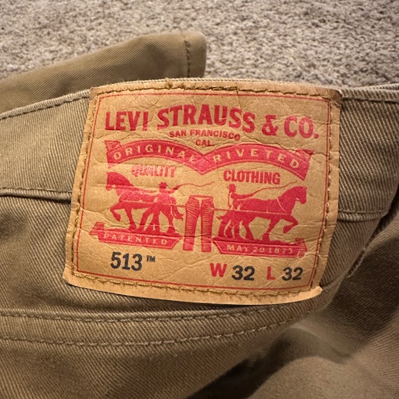 Levi's 513 SLIM STRAIGHT MEN'S JEANS 32x32 - Picture 5 of 9